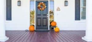 tulsa oklahoma halloween decorations by front door